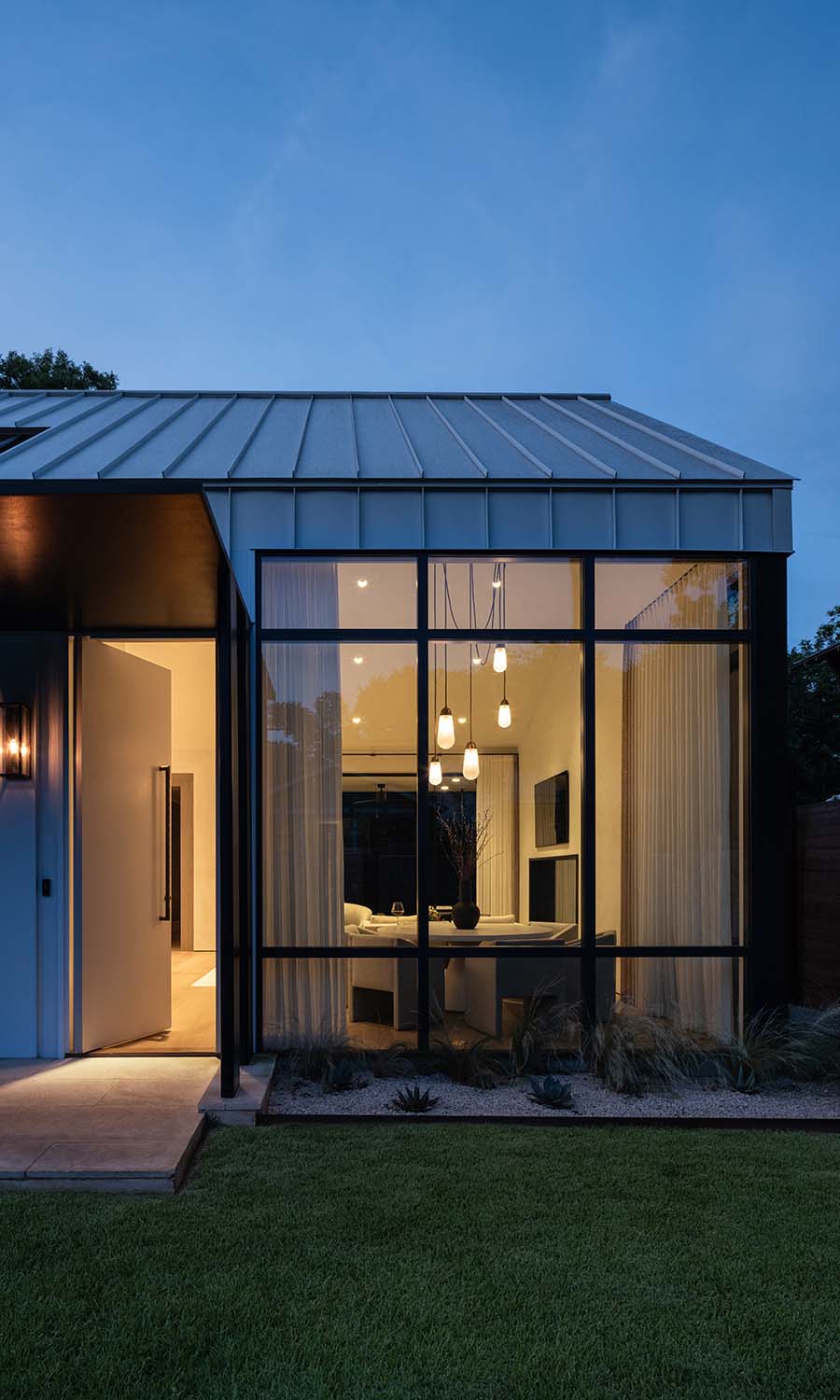 smart technology in a beautiful farmhouse home