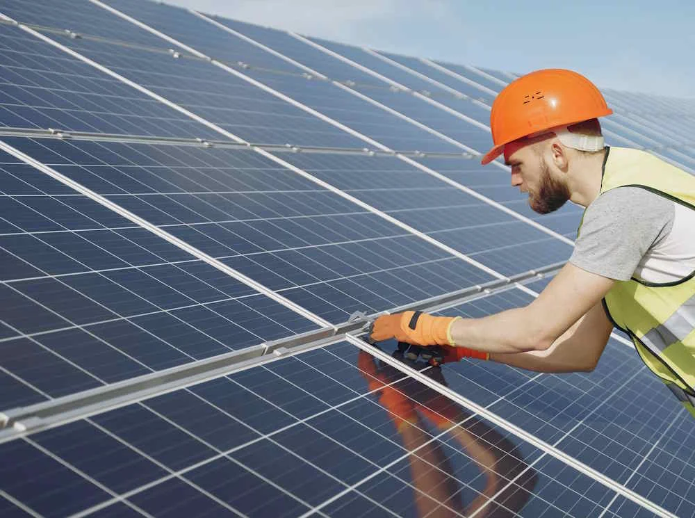 smart technology in a beautiful farmhouse home